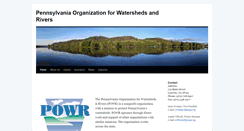 Desktop Screenshot of pawatersheds.org