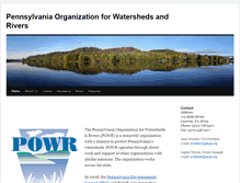 Tablet Screenshot of pawatersheds.org